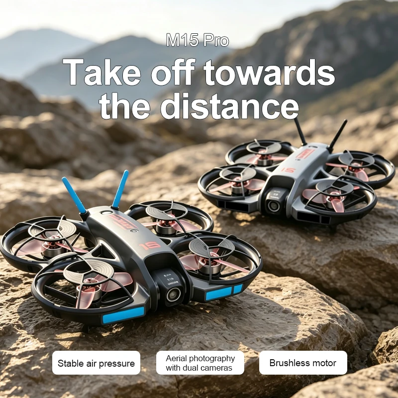 Nowy dron M15 FPV z ekranem, b – Drone Controller Screen recenzja i cena