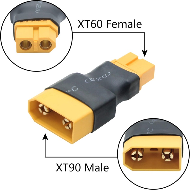 2 sztuki adaptera XT90 na XT60 – Drone Battery Adapter recenzja i cena